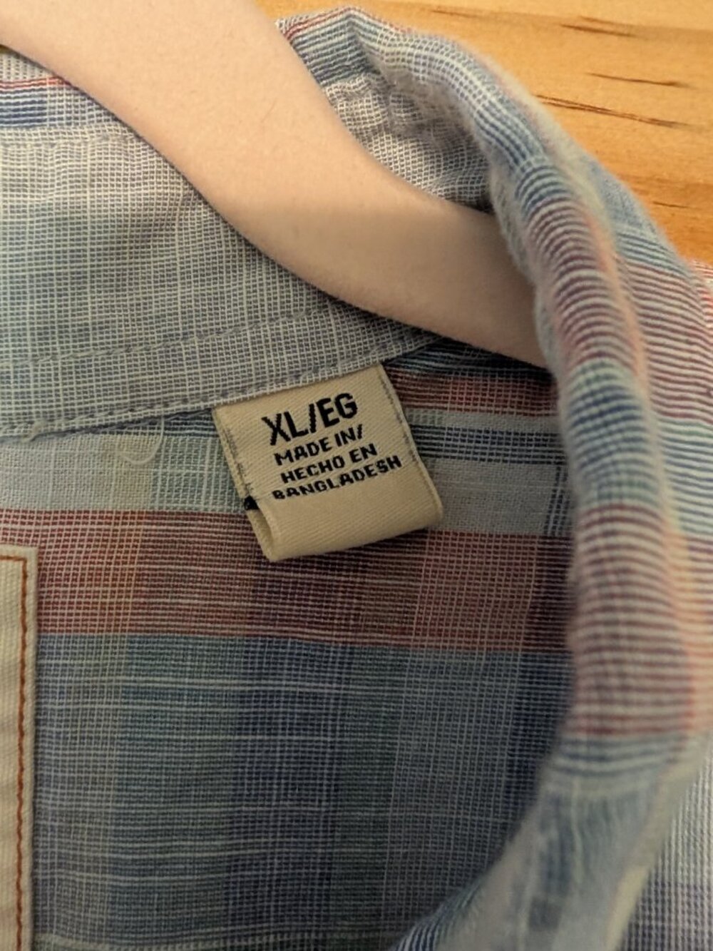 Weatherproof Vintage Plaid Short Sleeve Button-Down Shirt Size XL - Picture 4 of 7